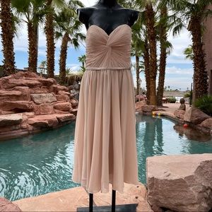 MAY QUEEN - MQ1161 STRAPLESS SWEETHEART NECKLINE TWISTED FRONT DRESS  158$